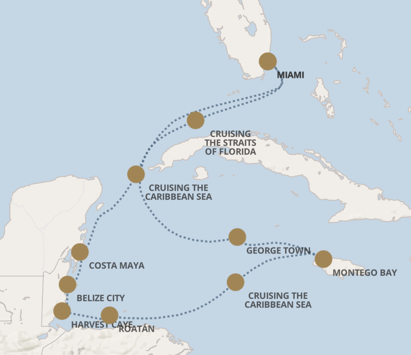 Mapa Miami a Miami dic 2026