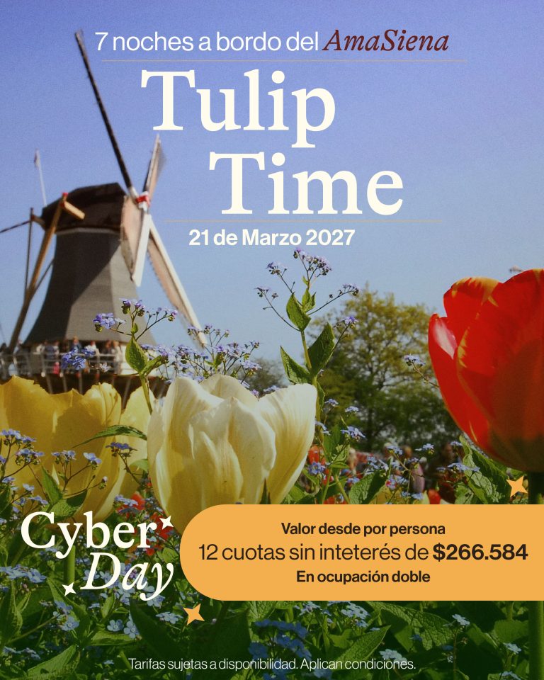 Tulip Time a bordo del AmaSiena · 21 de marzo 2027