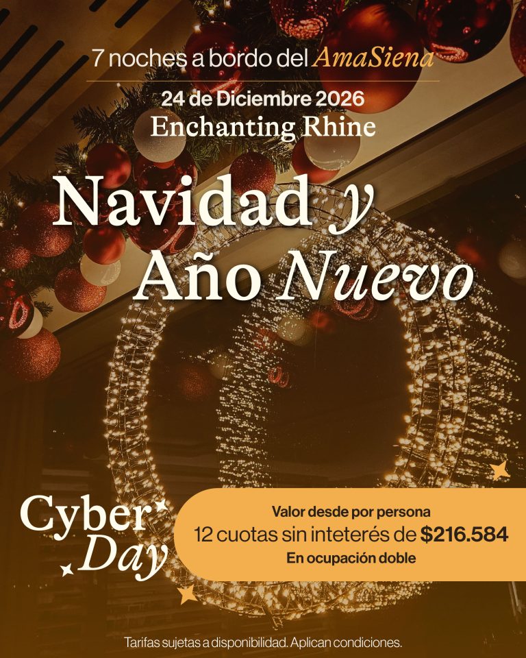Navidad y Año Nuevo en el Rin a bordo del AmaSiena · 24 de diciembre 2026
